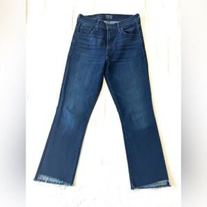 MOTHER Straight Leg Jeans in Deep Indigo